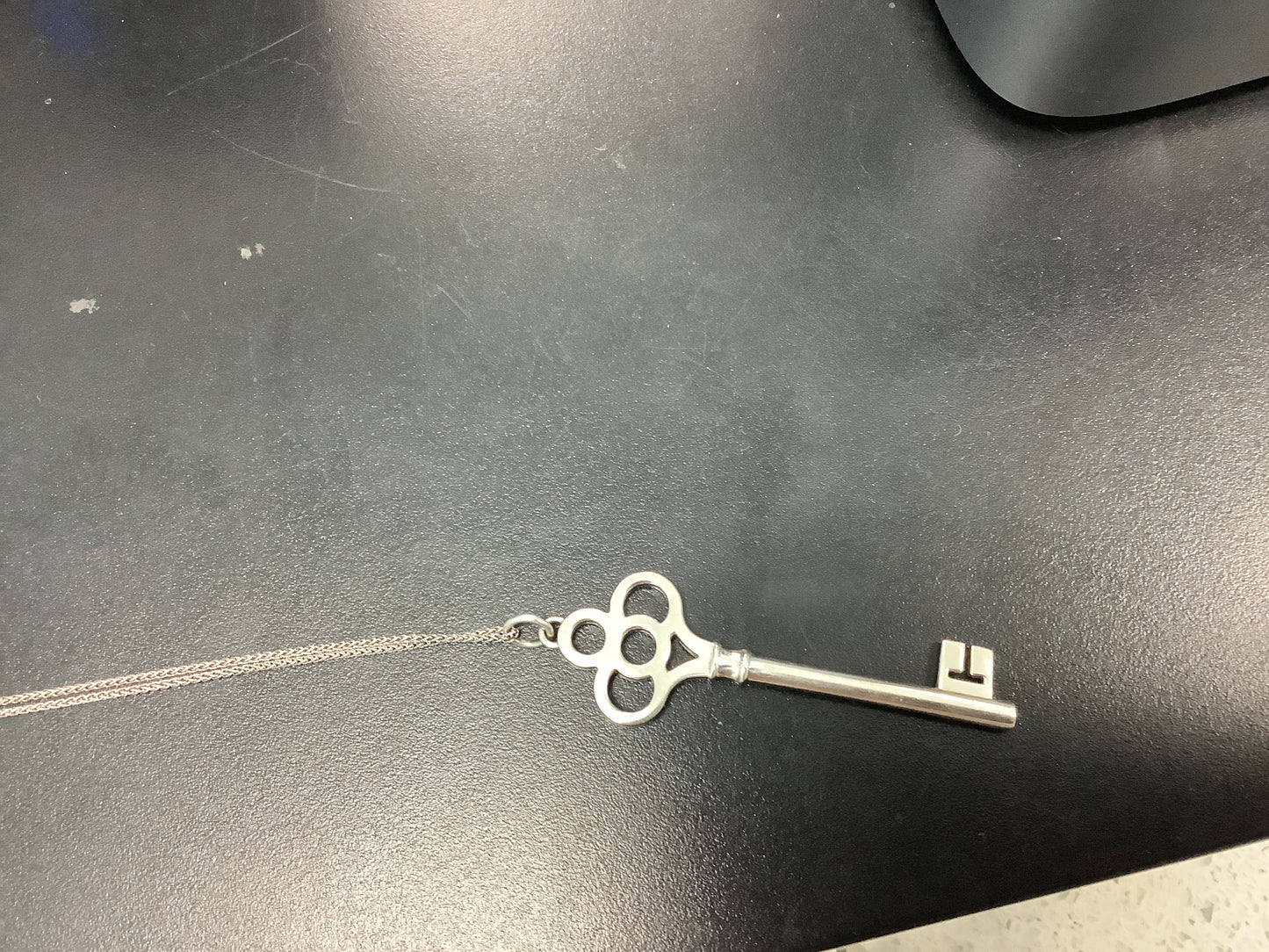 Tiff & Co Crown Key Pendant .925 silver