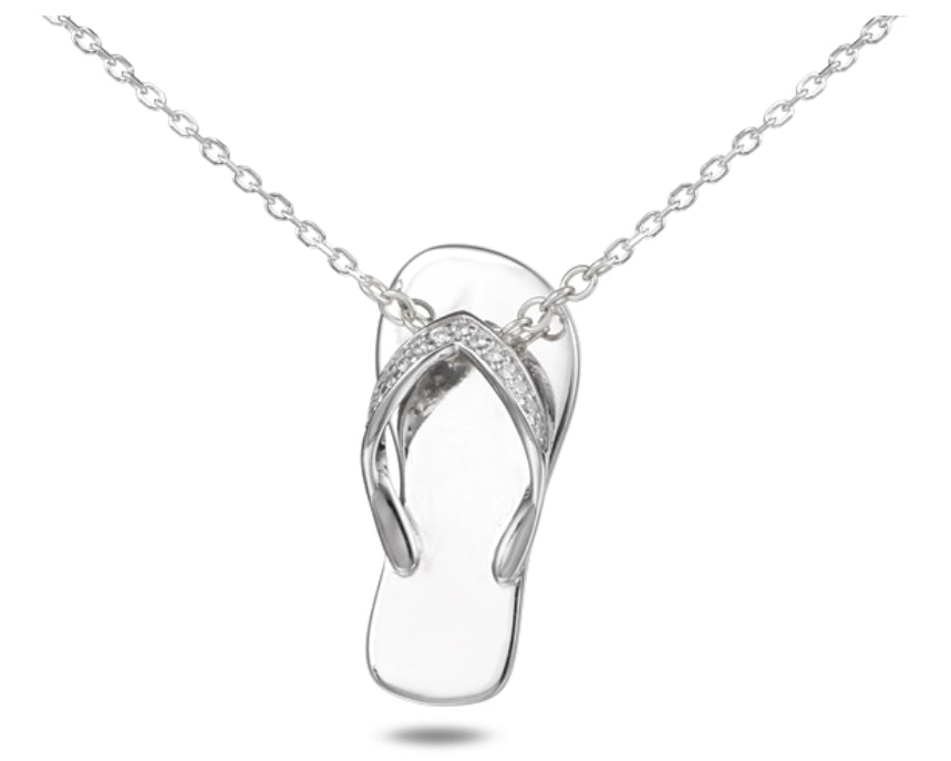 Swarovski Slipper Sandal Pendant (Flip Flop)