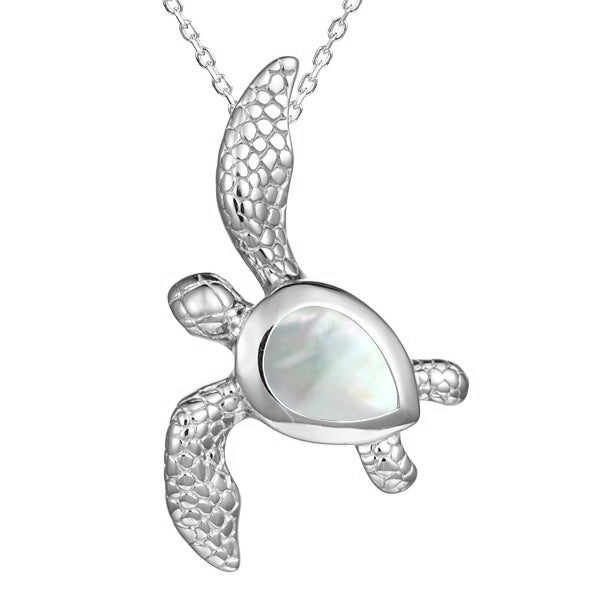 Mother of Pearl Turtle Pendant