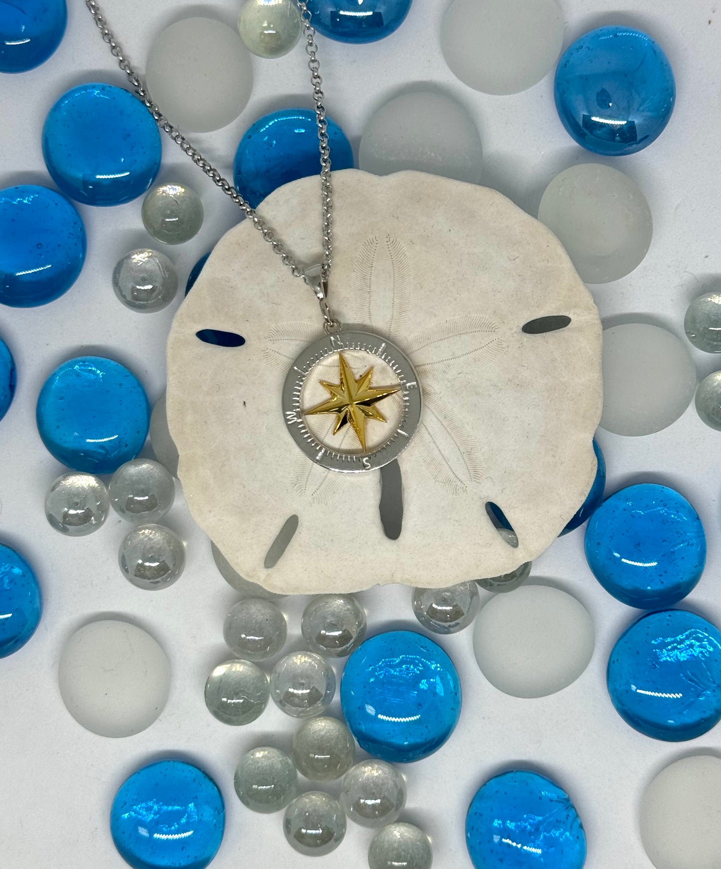 Bonita Beach Compass Necklace