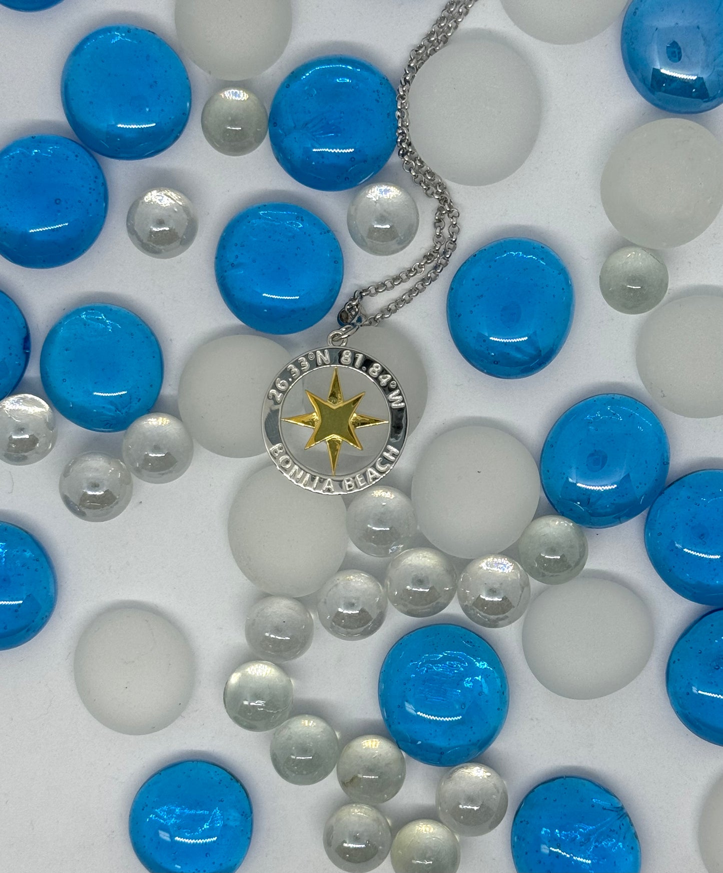 Bonita Beach Compass Necklace