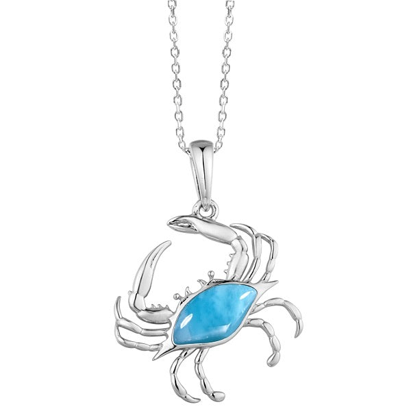 Larimar Crab Pendant