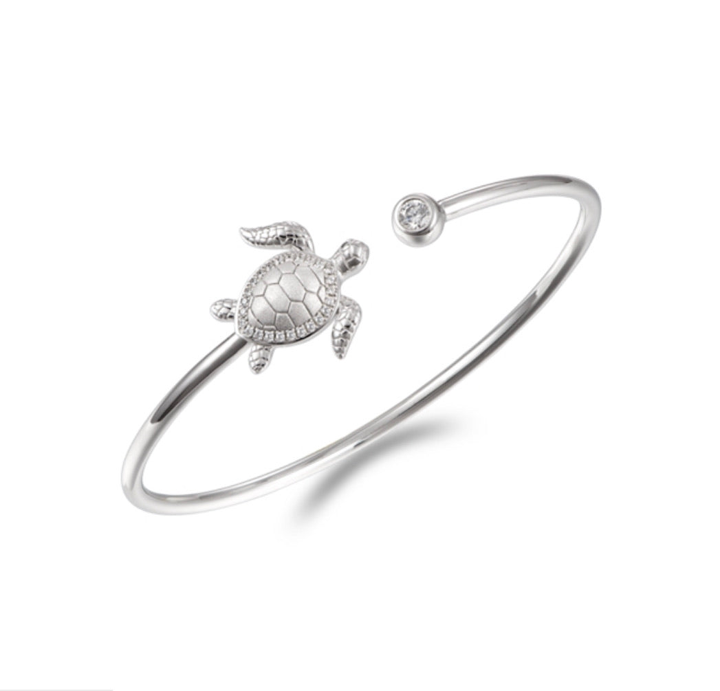 Brush Finish Turtle Bracelet