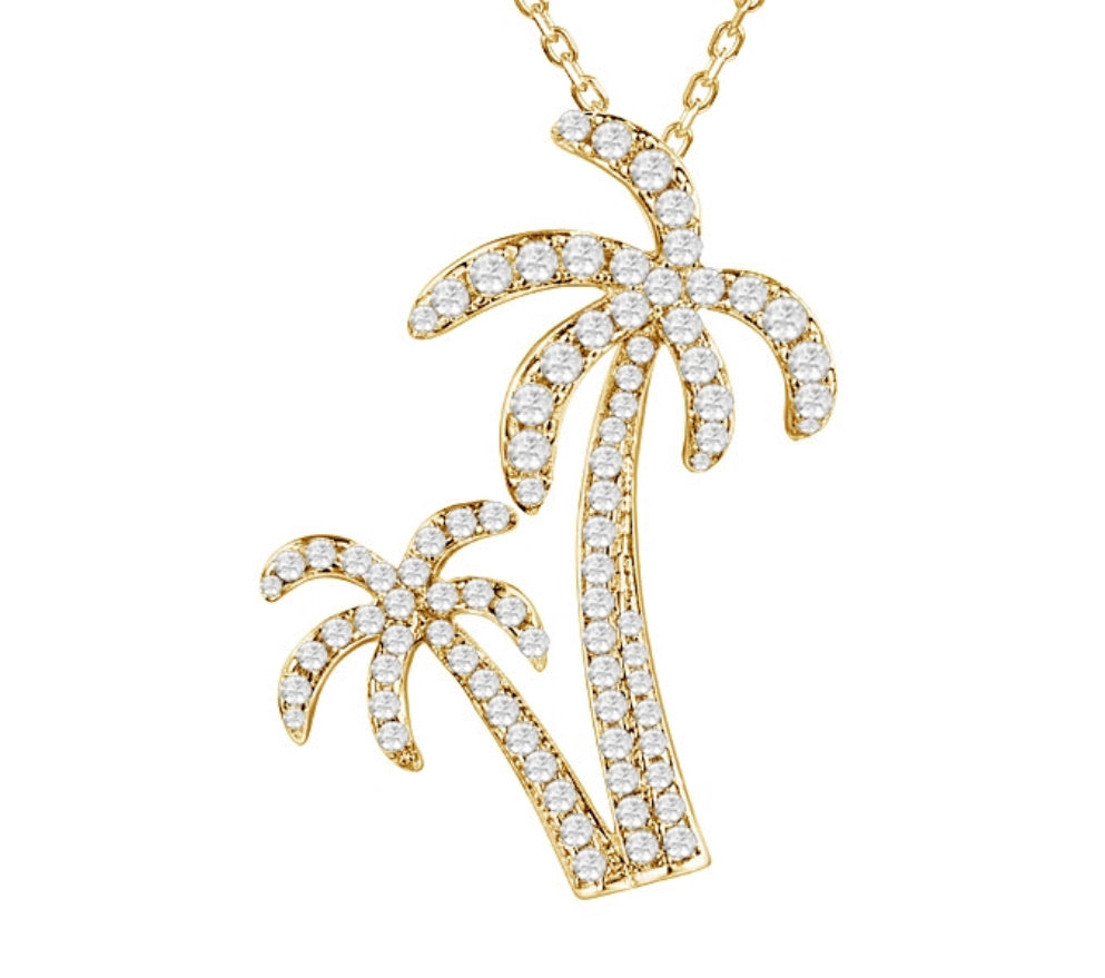 Double Palm Tree Pendant