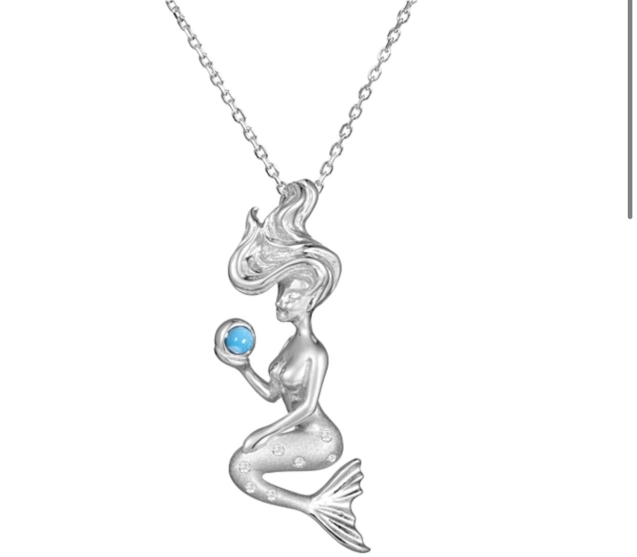 Silver Mermaid Pendant