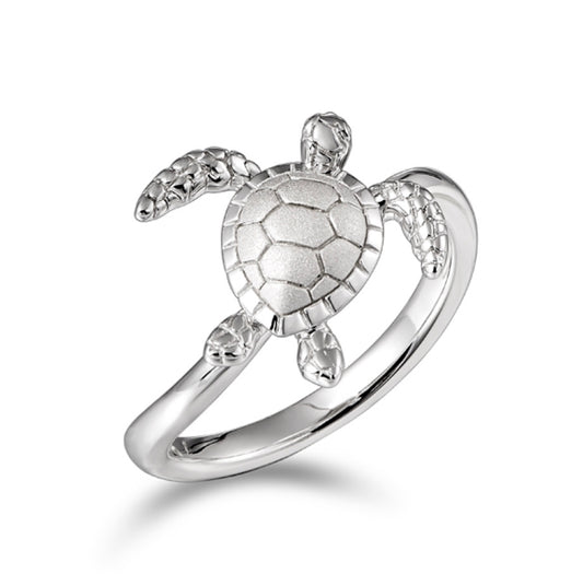 Brushed Turtle Ring