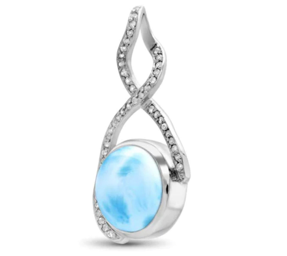 Adella Larimar Necklace