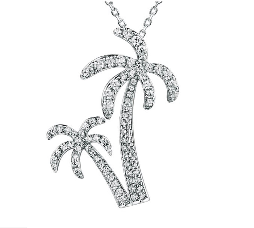 Double Palm Tree Pendant