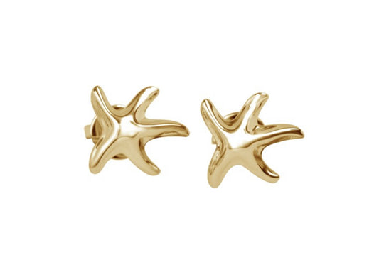 14k Starfish Earrings