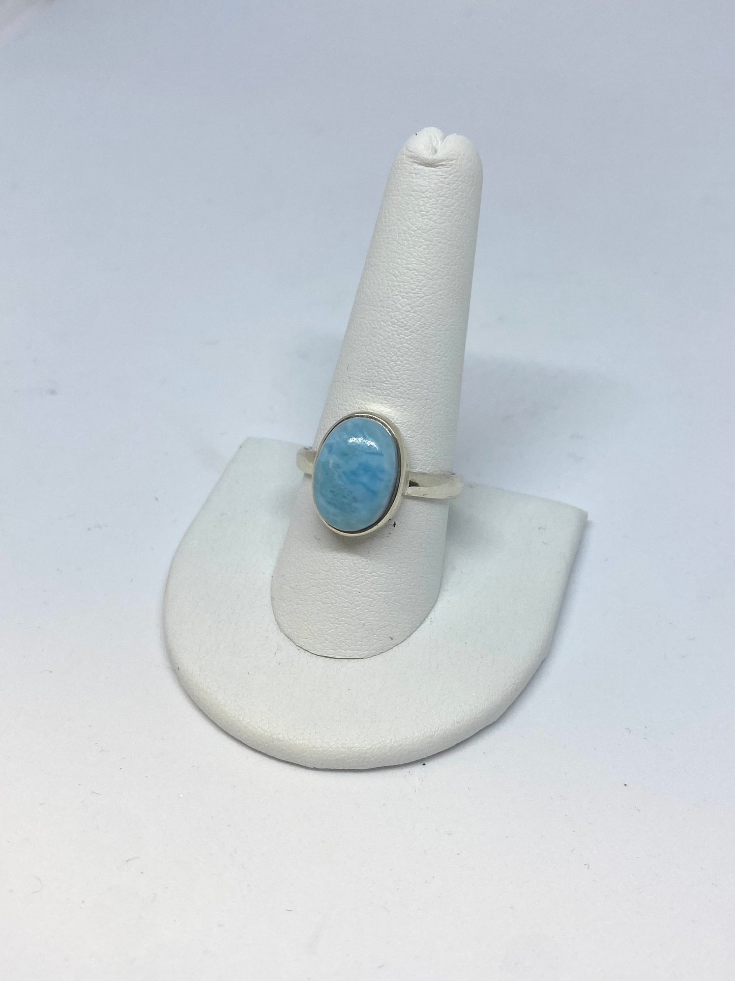 Oval Larimar Ring
